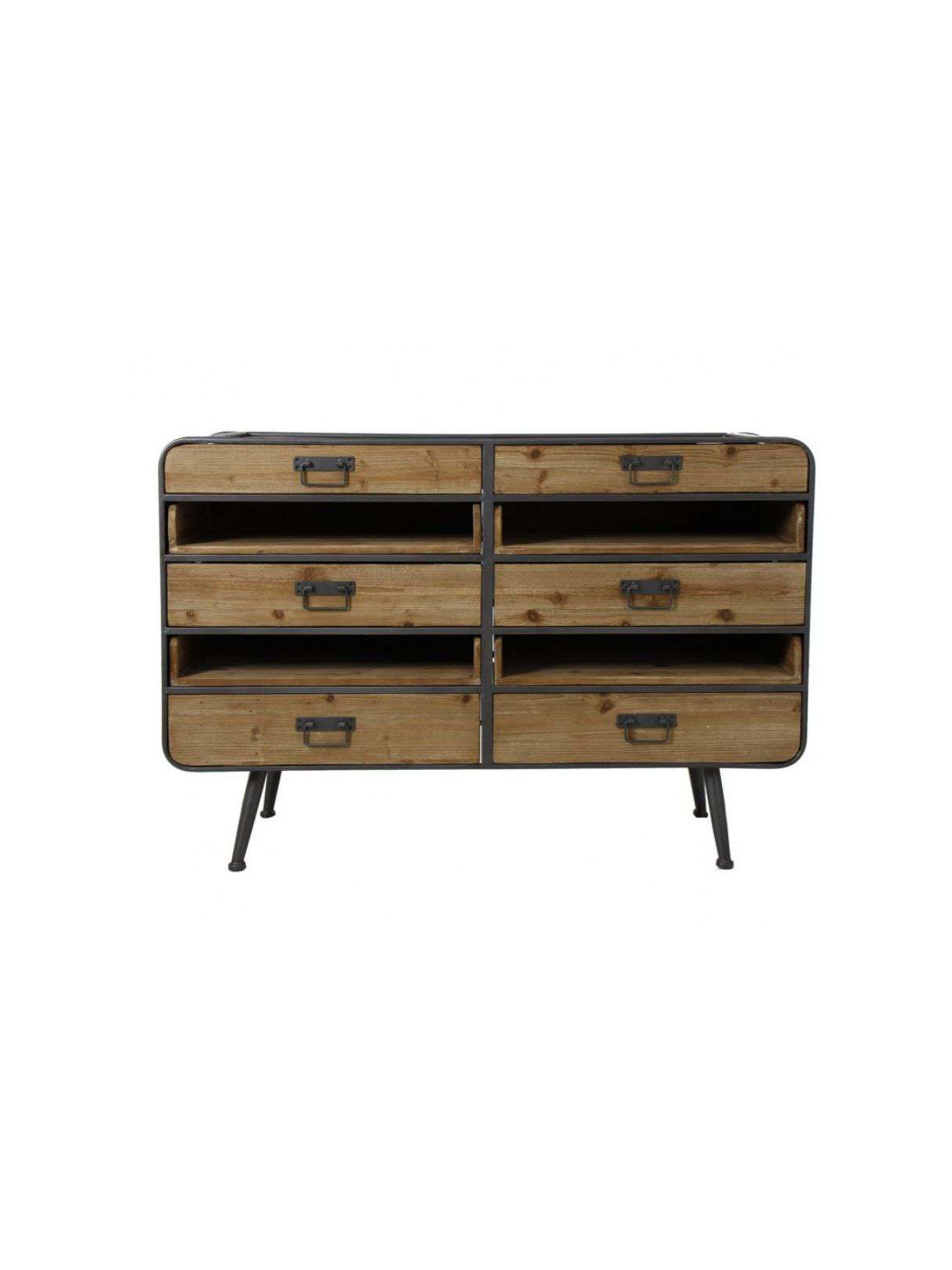 Commode de bureau retro indus