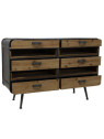 Commode de bureau retro indus