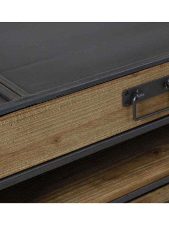 Commode de bureau retro indus