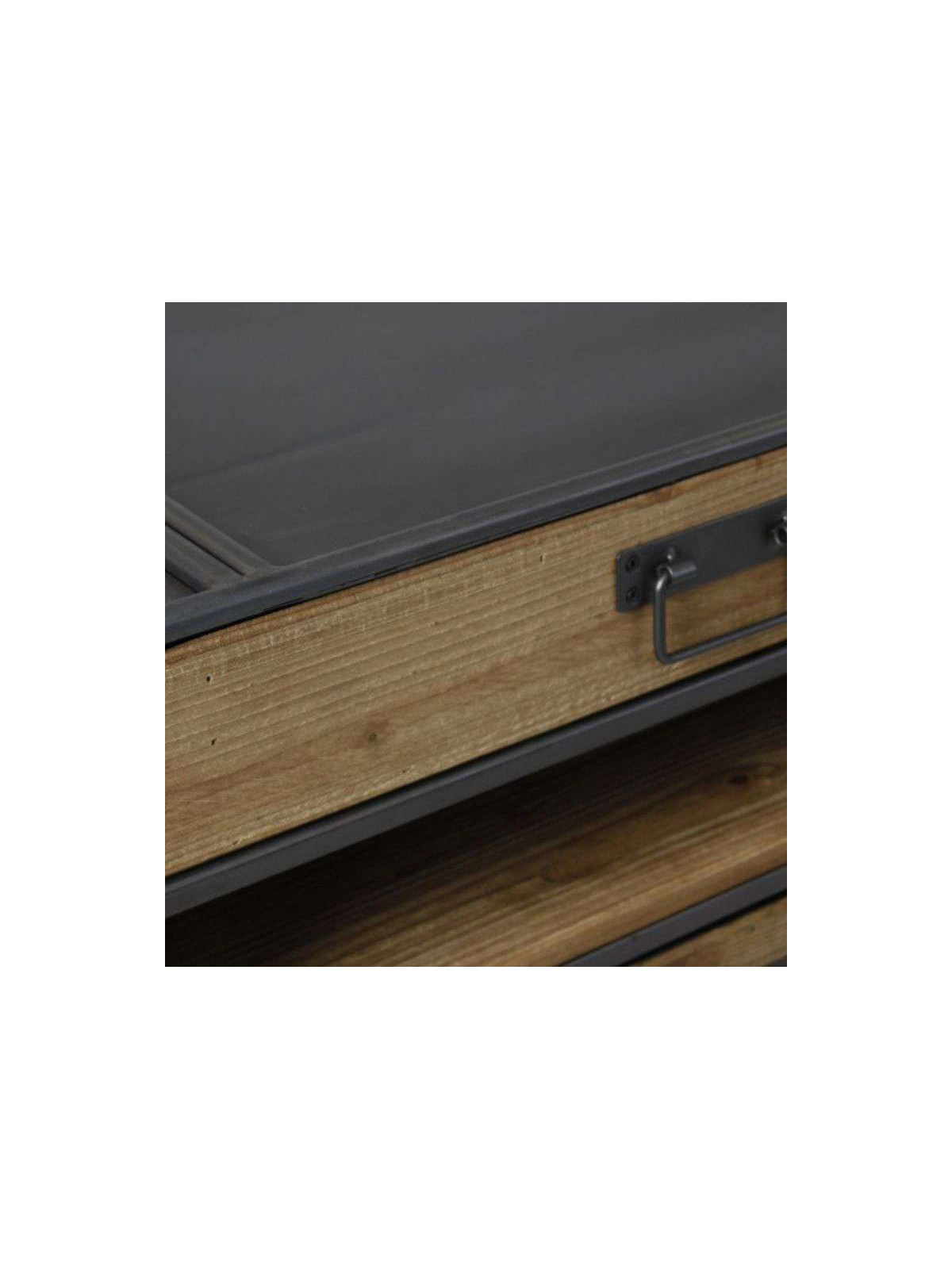 Commode de bureau retro indus