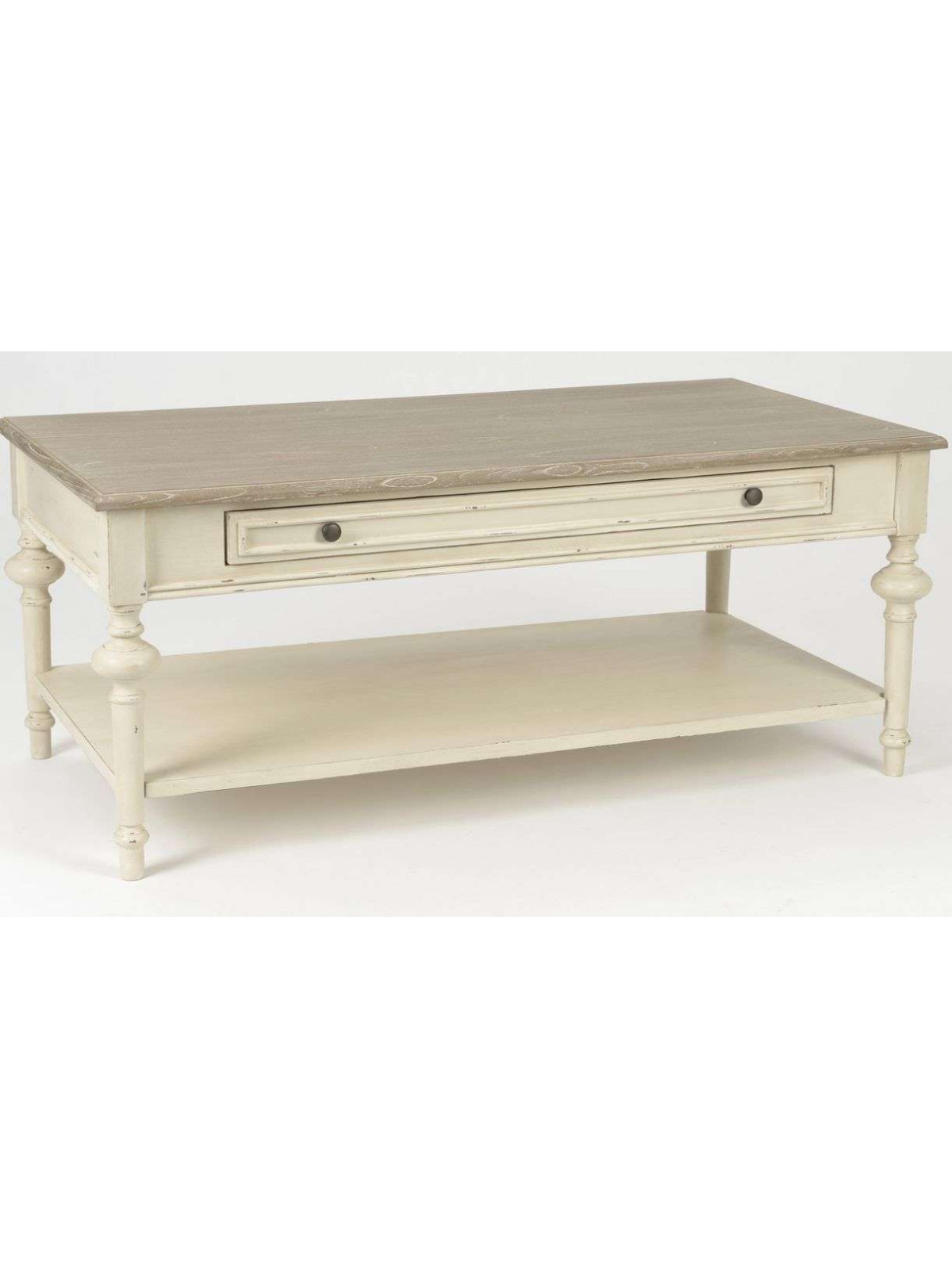 Table salon Amadeus patine vieillie