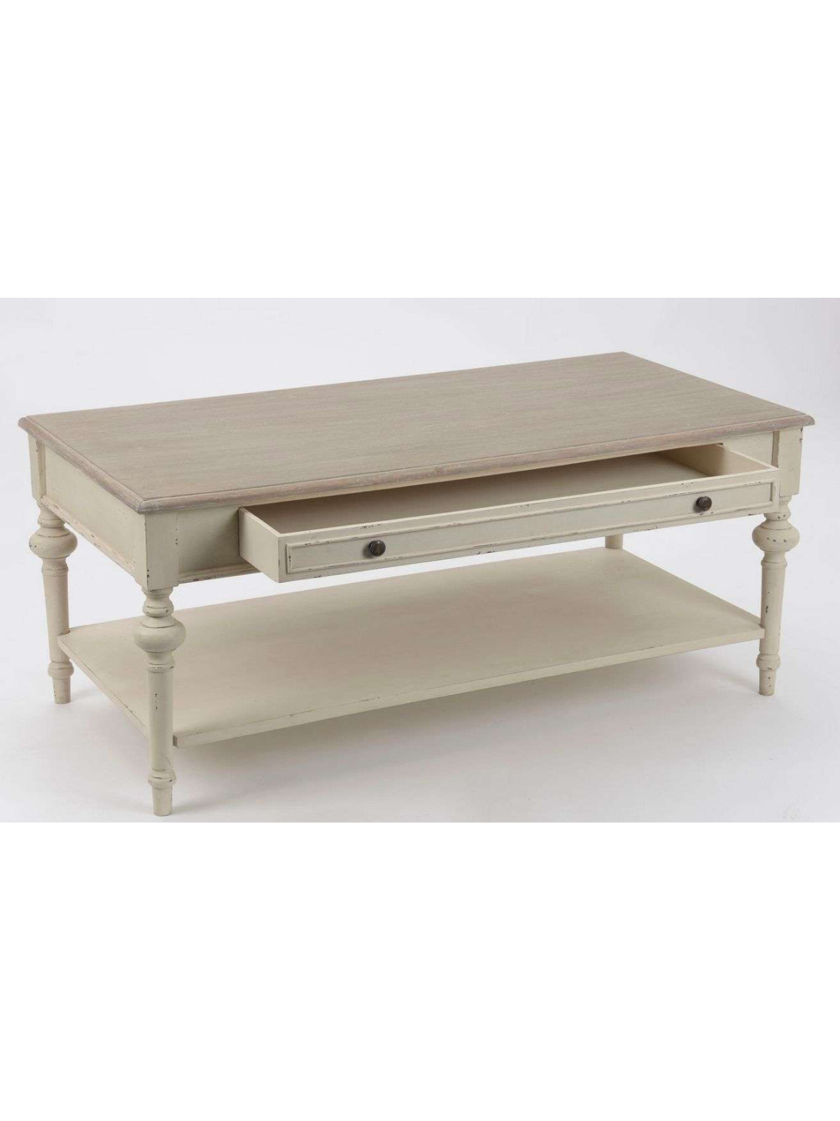 Table salon Amadeus patine vieillie