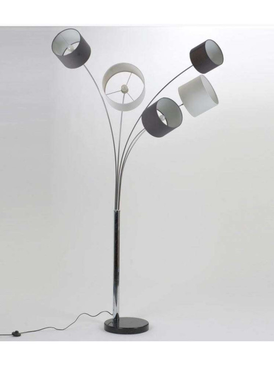 Lampe moderne haute 5 branches