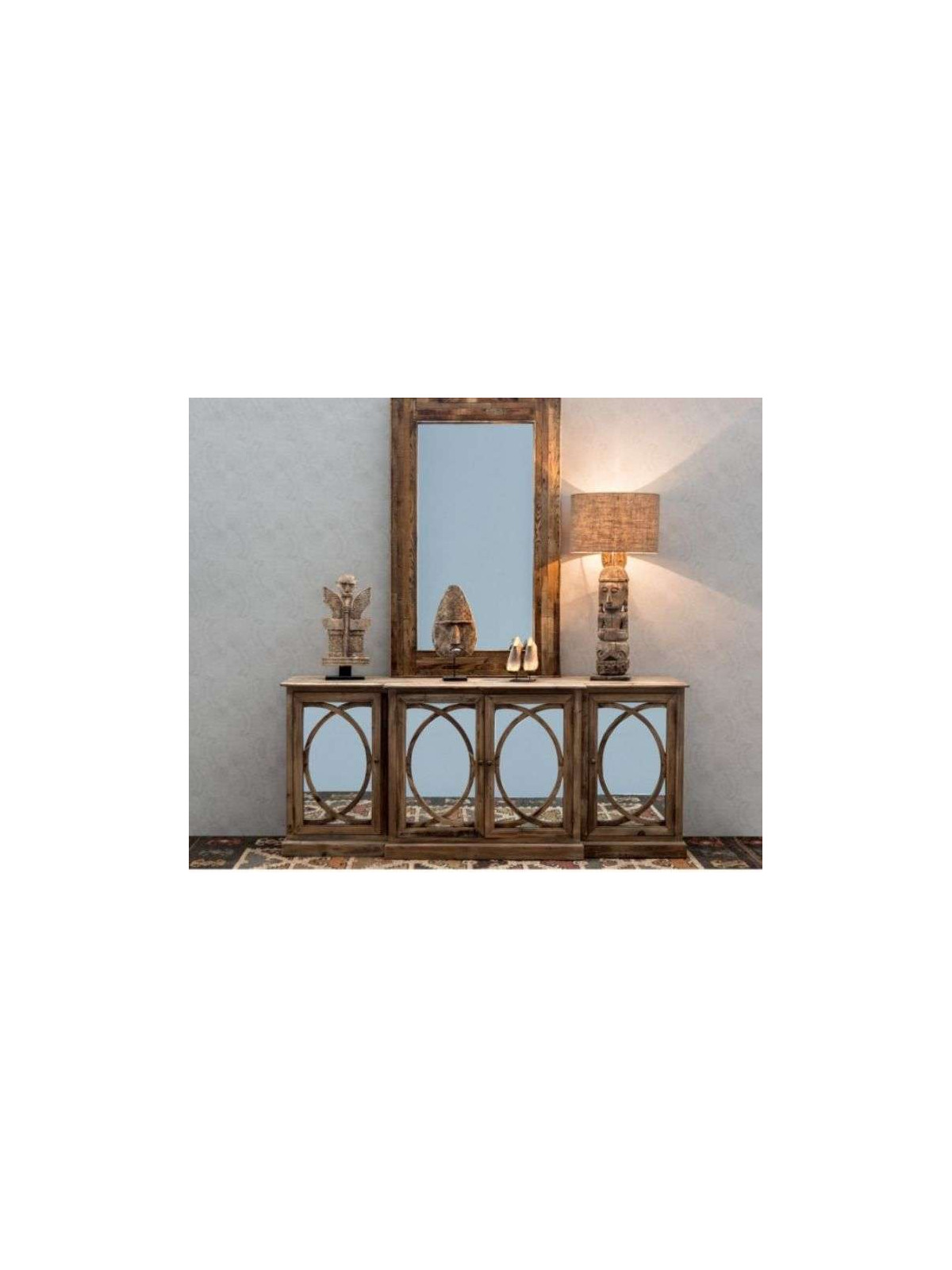 Bahut miroir et bois Vical Home