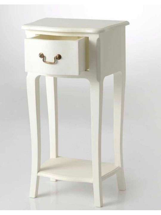 Chevet haut romantique blanc cassé Hortense