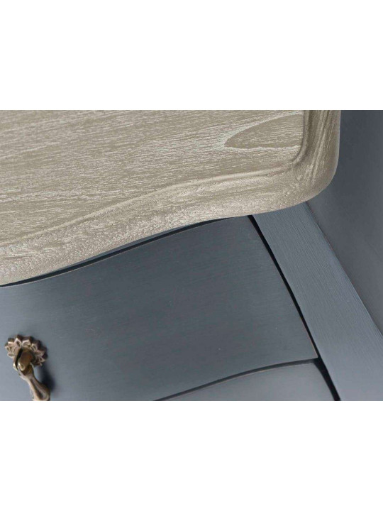 Commode baroque grise 3 tiroirs