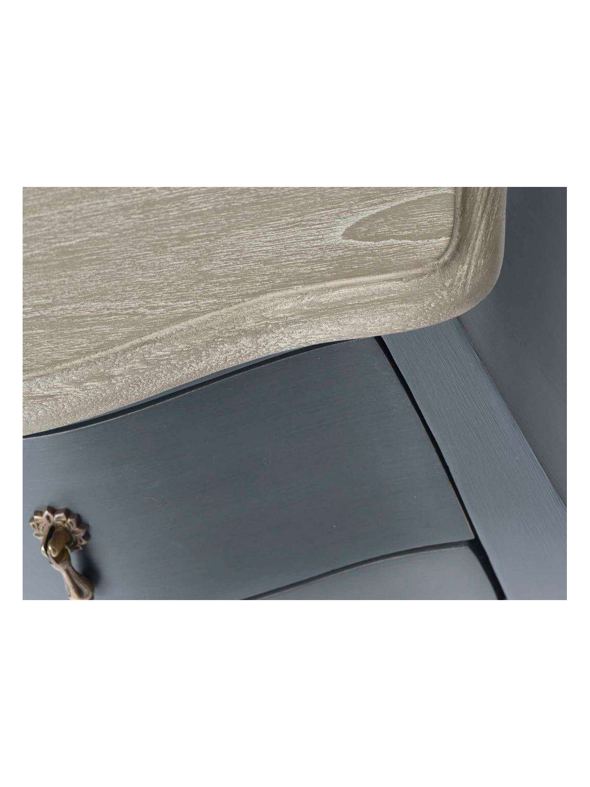 Commode baroque grise 3 tiroirs
