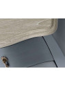 Commode baroque grise 3 tiroirs