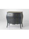 Commode baroque grise 3 tiroirs