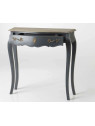 Console baroque grise 80 cm galbée
