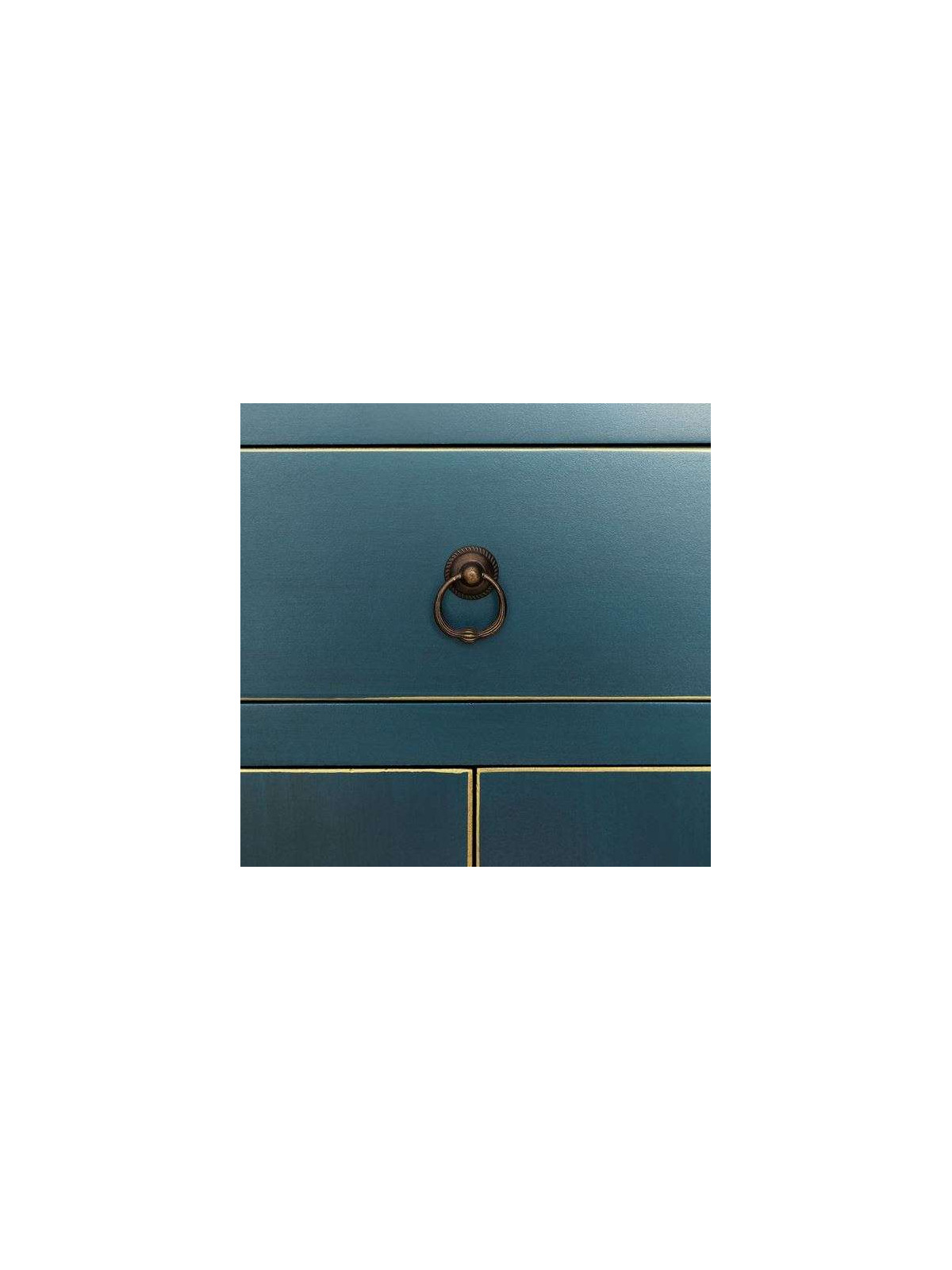 Petite console chinoise bleue canard  80 cm