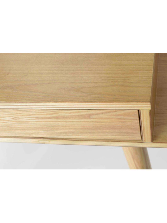 Coiffeuse en bois design incurvée