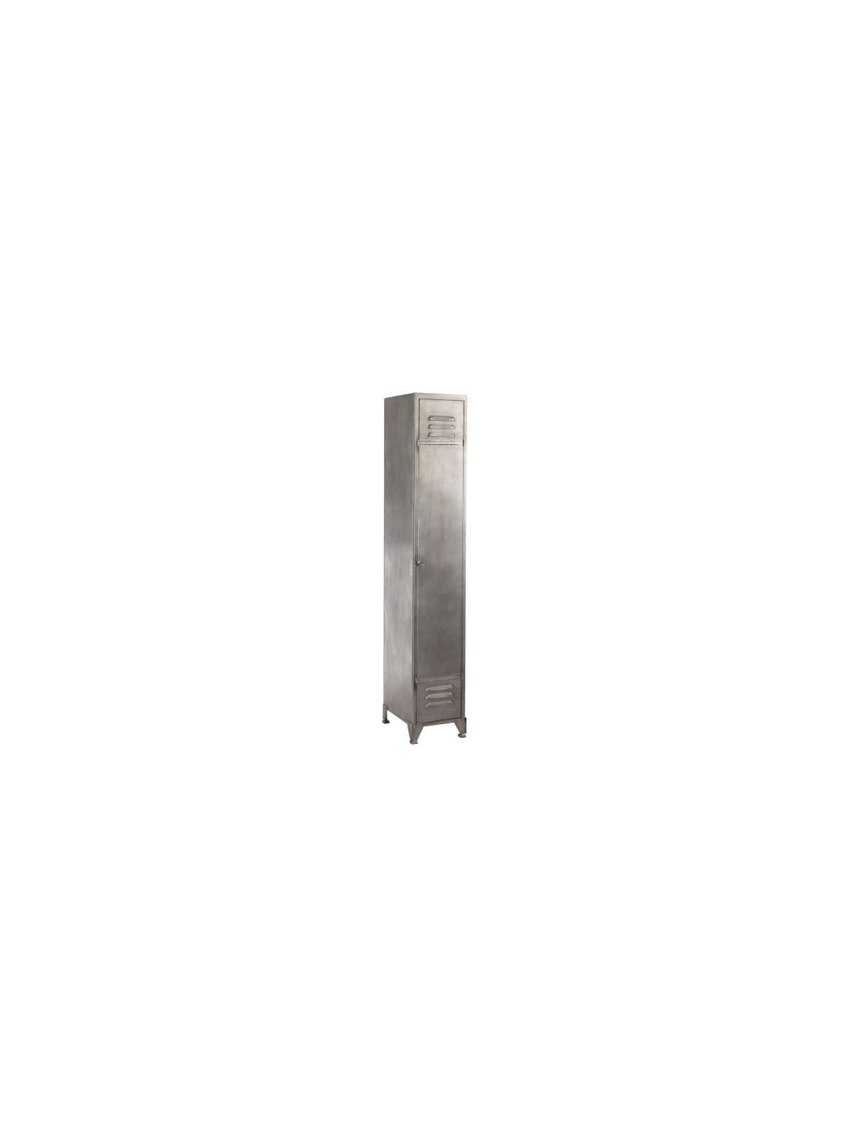 Armoire vestiaire métal gris Jolipa