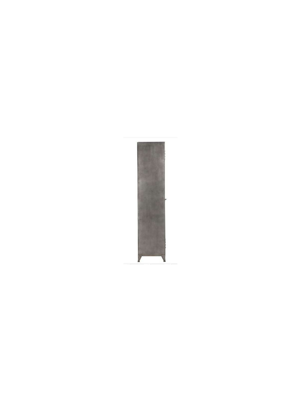 Armoire vestiaire métal gris Jolipa