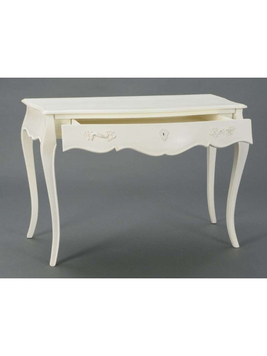 Bureau blanc pas cher avec un style baroque - 10442