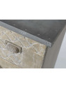 Chiffonnier sculpté avec 4 tiroirs