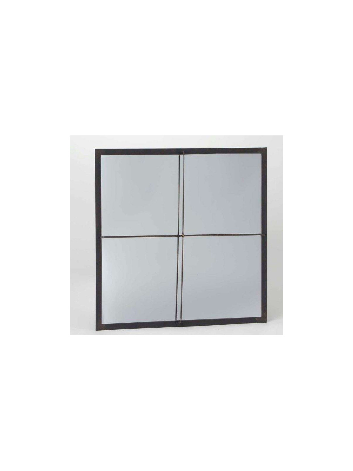 Miroir quadrillé carré chic Victor