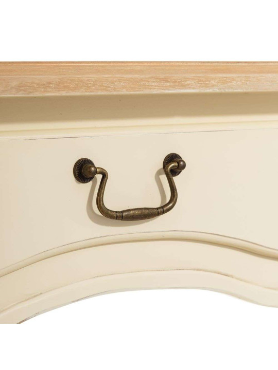 Bureau Louis XV cérusé crème Manon Bureau Louis XV cérusé crème Manon