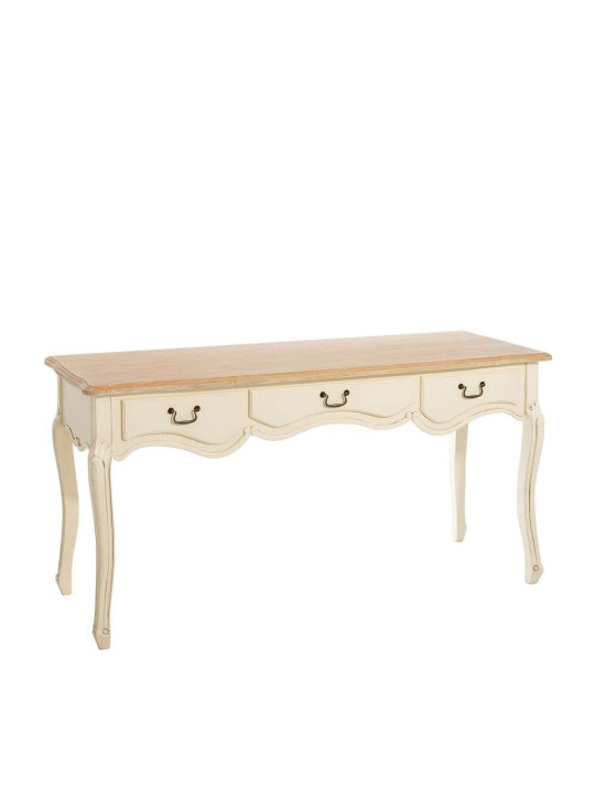 Bureau Louis XV cérusé crème Manon Bureau Louis XV cérusé crème Manon