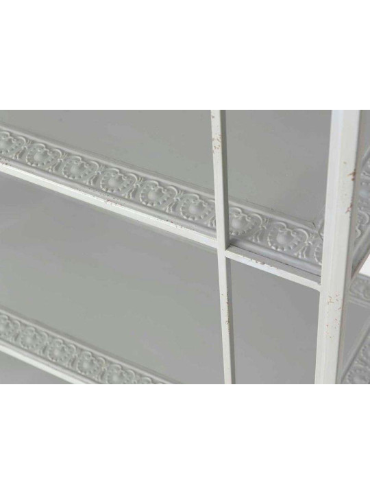 Etagère boulangère en fer gris demi lune
