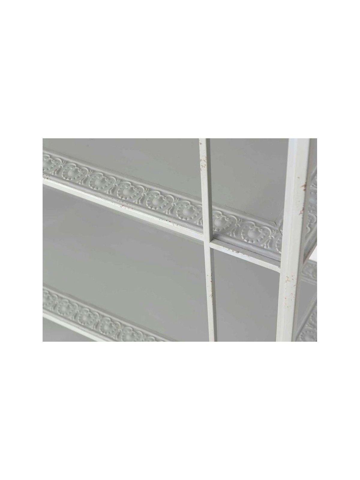 Etagère boulangère en fer gris demi lune