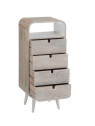 Chiffonnier arrondi 4 tiroirs Jolipa Chiffonnier arrondi 4 tiroirs Jolipa