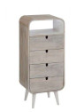 Chiffonnier arrondi 4 tiroirs Jolipa Chiffonnier arrondi 4 tiroirs Jolipa
