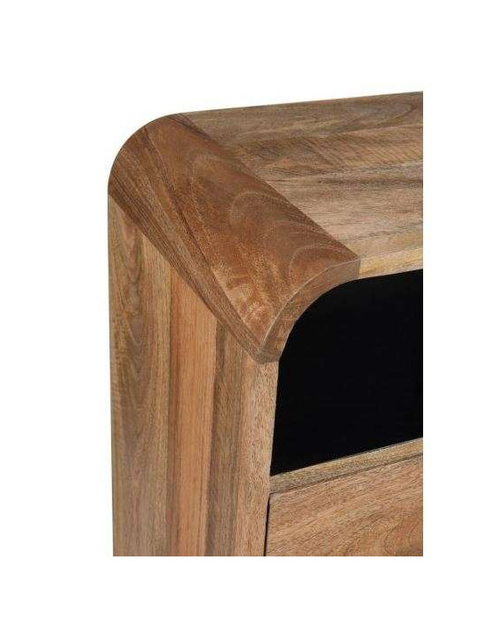 Chiffonnier arrondi 4 tiroirs bois naturel Jolipa Chiffonnier arrondi 4 tiroirs bois naturel Jolipa
