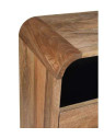 Chiffonnier arrondi 4 tiroirs bois naturel Jolipa Chiffonnier arrondi 4 tiroirs bois naturel Jolipa