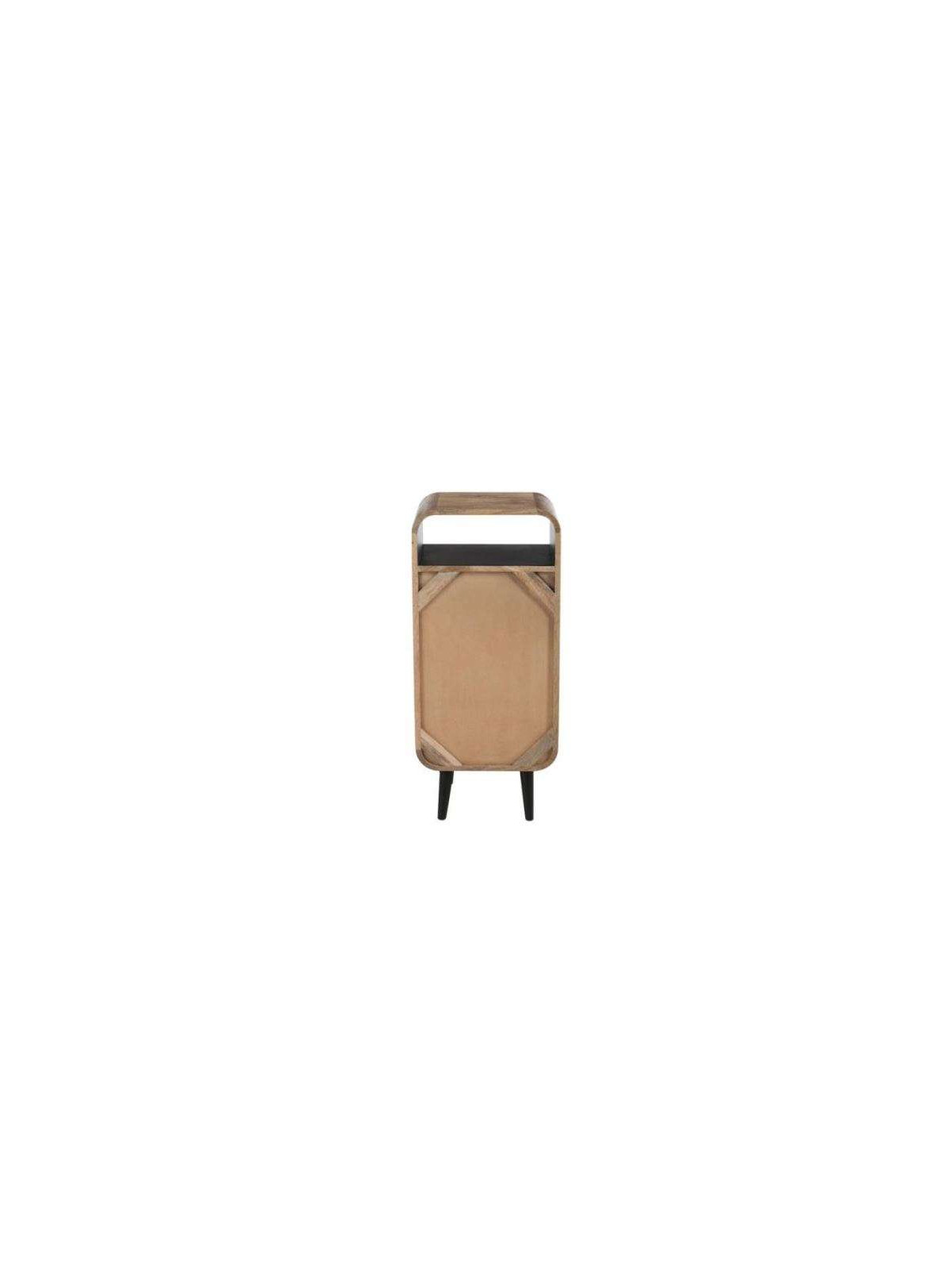 Chiffonnier arrondi 4 tiroirs bois naturel Jolipa