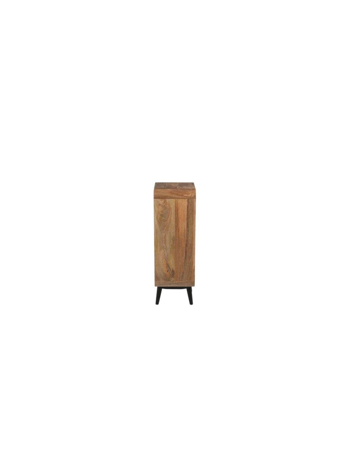 Chiffonnier arrondi 4 tiroirs bois naturel Jolipa