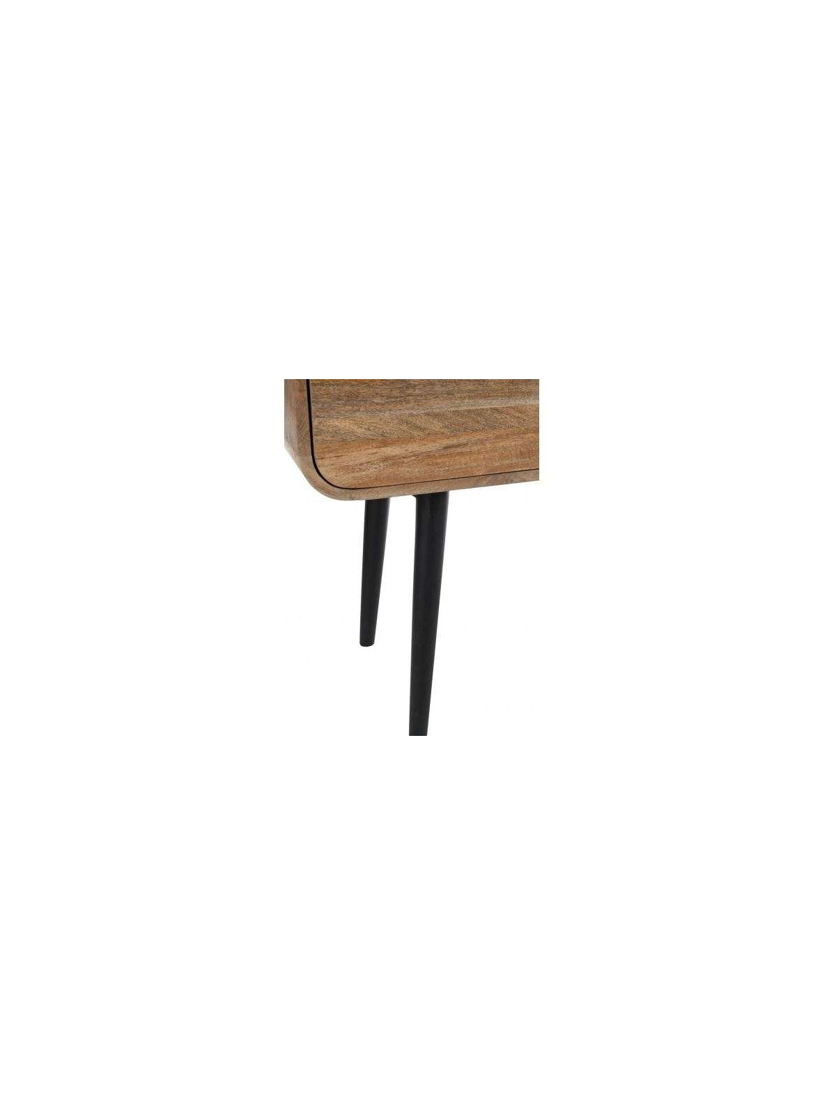 Console bois de manguier rétro