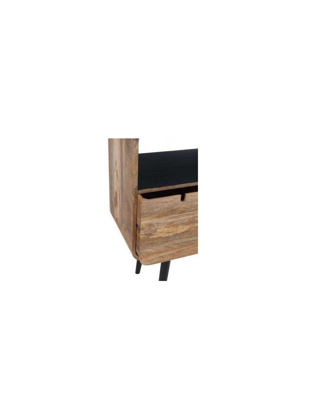 Console bois de manguier rétro