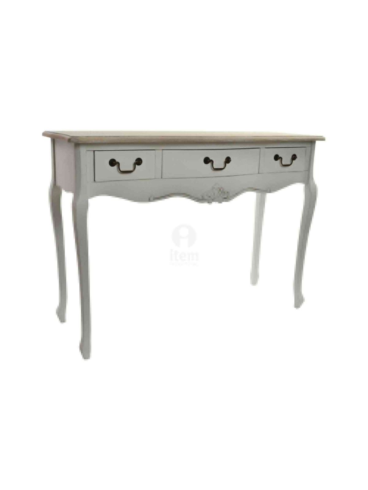 Console blanche galbée Camille