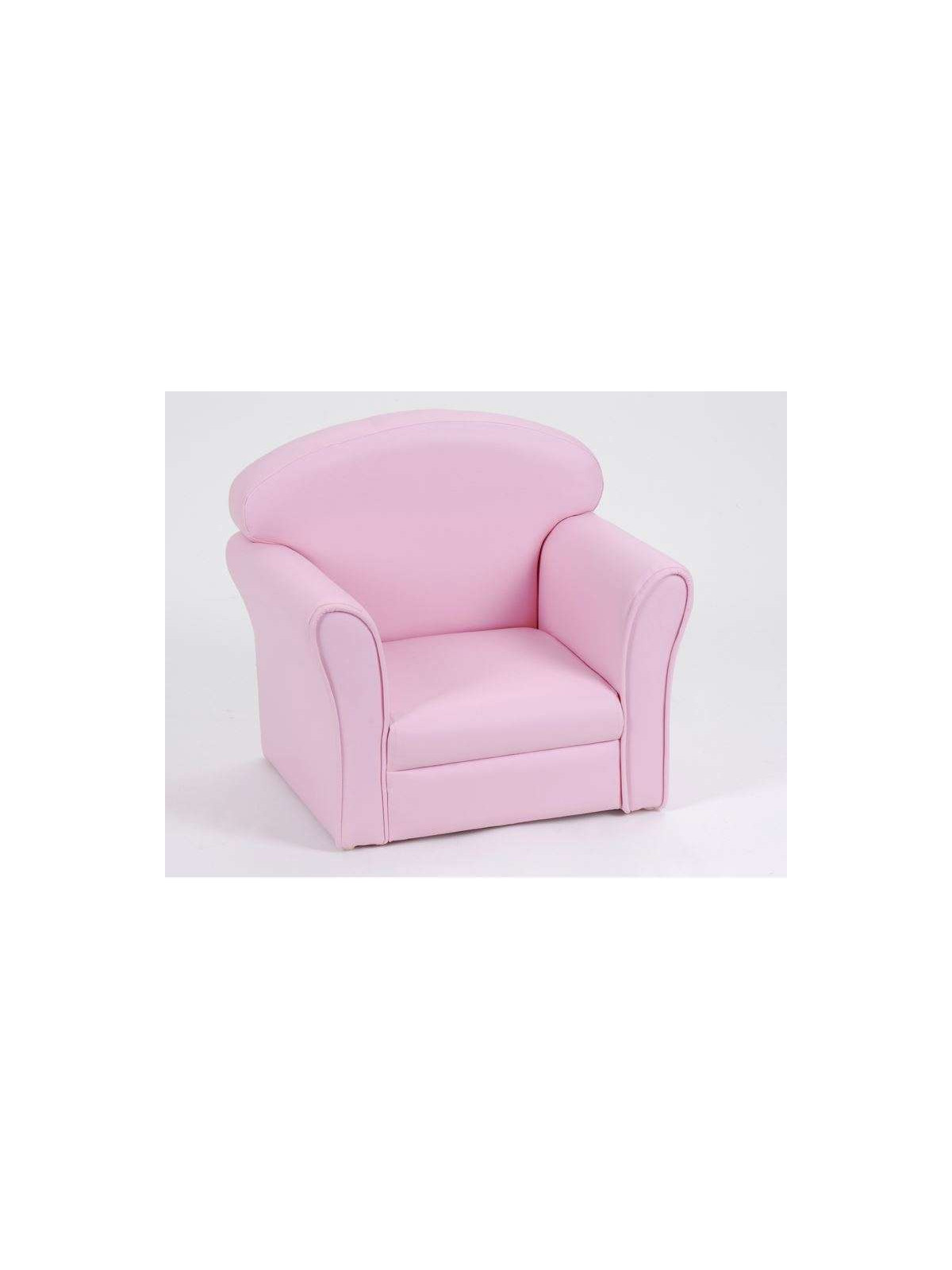 Fauteuil club  pour enfant rose de la marque Amadeus