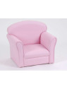 Fauteuil club  pour enfant rose de la marque Amadeus