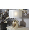 Lampe argent doré craquelé