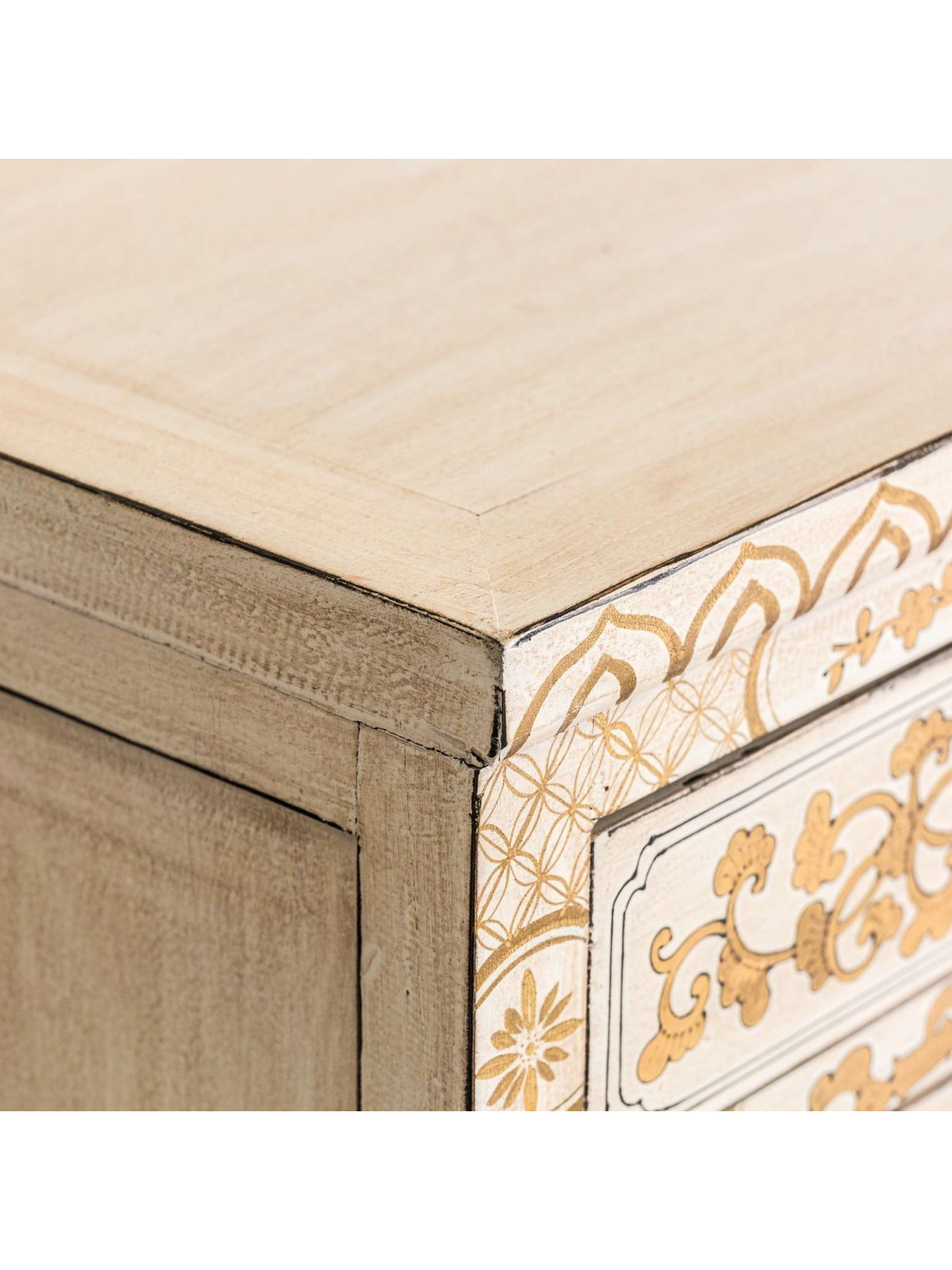 Grand buffet sculpté patiné oriental Vical Home