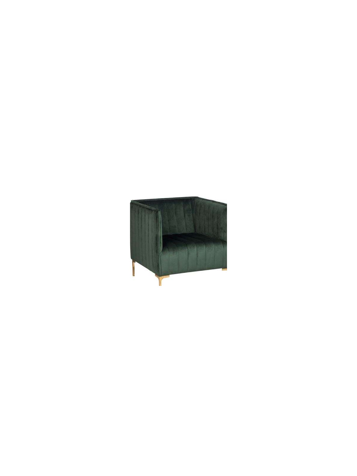 Fauteuil chic vert canard Jolipa