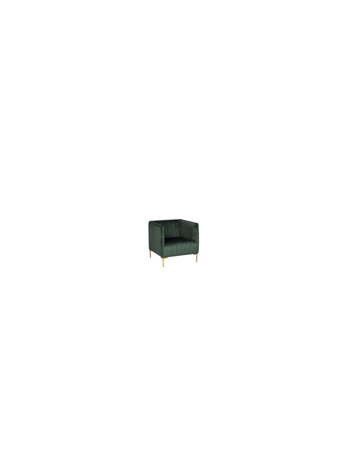 Fauteuil chic vert canard Jolipa