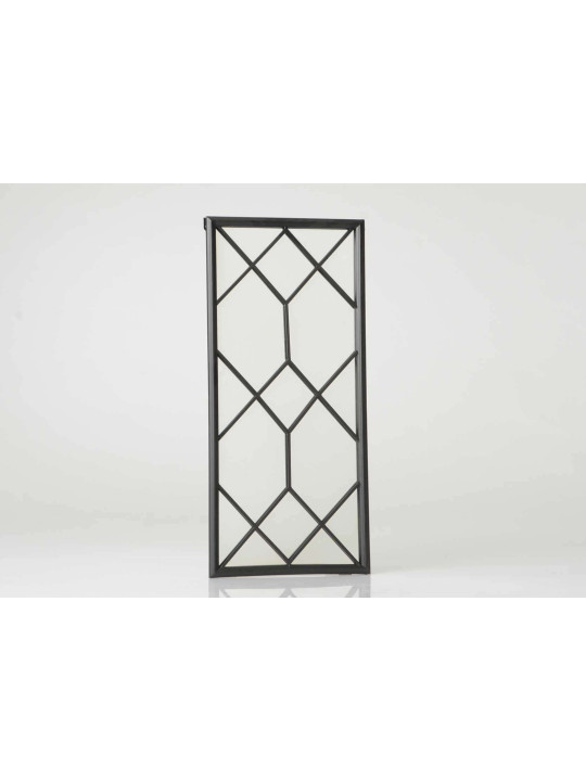 Miroir quadrillé noir décoratif