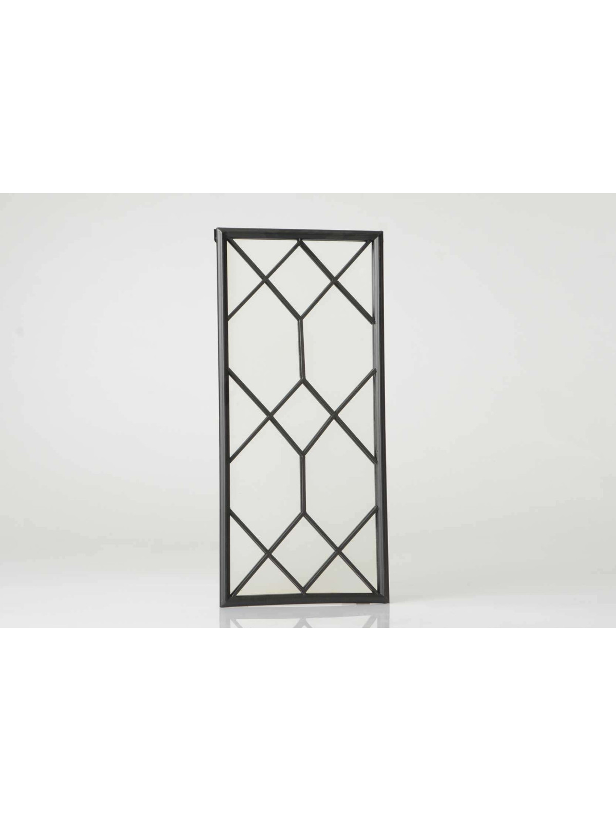 Miroir quadrillé noir décoratif