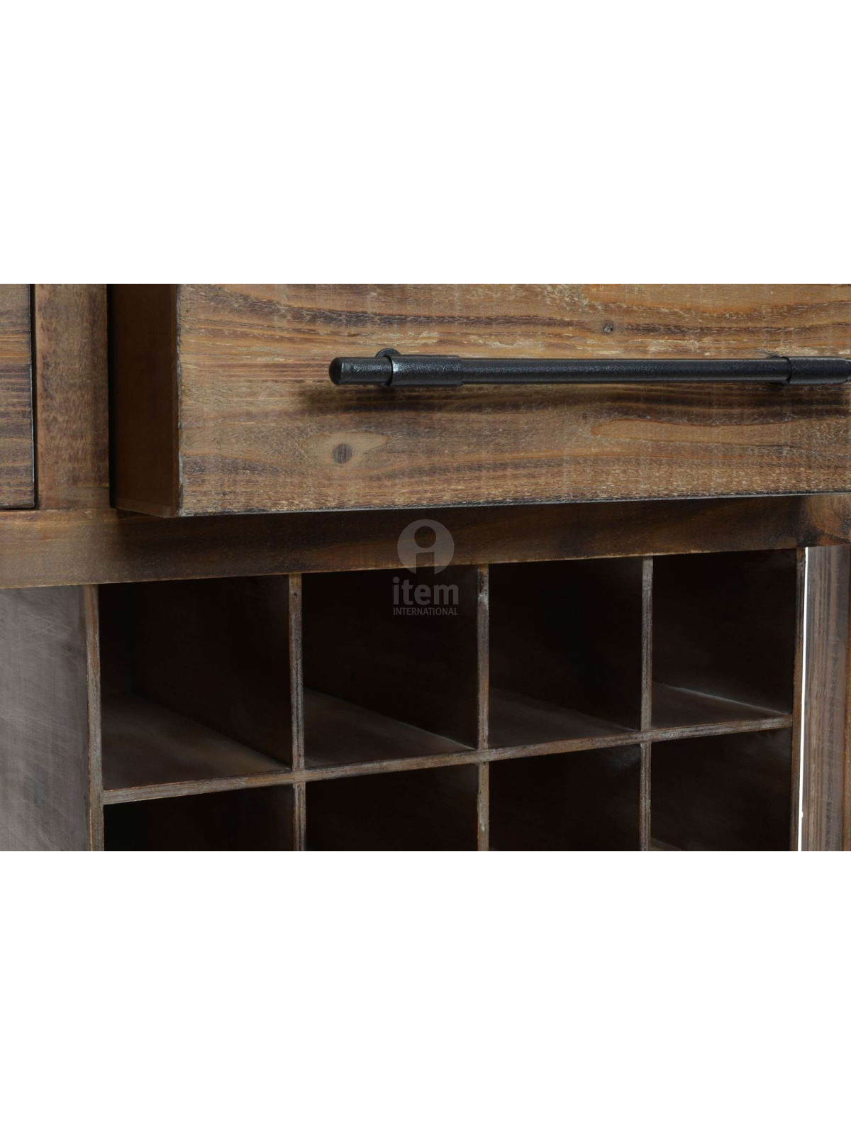 Console de cuisine range bouteilles