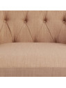 Fauteuil de salon long lin