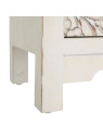 Petit buffet blanc sculpté Emmy Petit buffet blanc sculpté Emmy