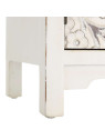 Armoire blanche sculptée 4 portes Emmy