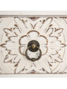 Armoire blanche sculptée 4 portes Emmy