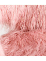 Fauteuil rose fourrure crapaud Fauteuil rose fourrure crapaud