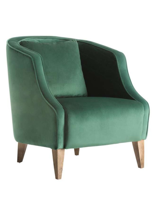 Fauteuil Enfant Velours - vert