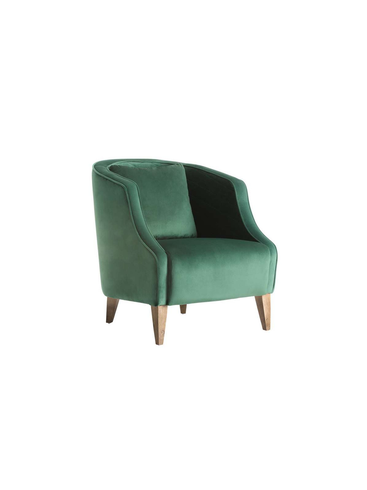 Fauteuil vert moderne Gossel